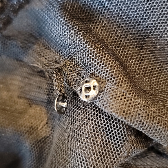 Coldwater Creek 3/4 Sleeve Black Lace - Picture 4 of 4